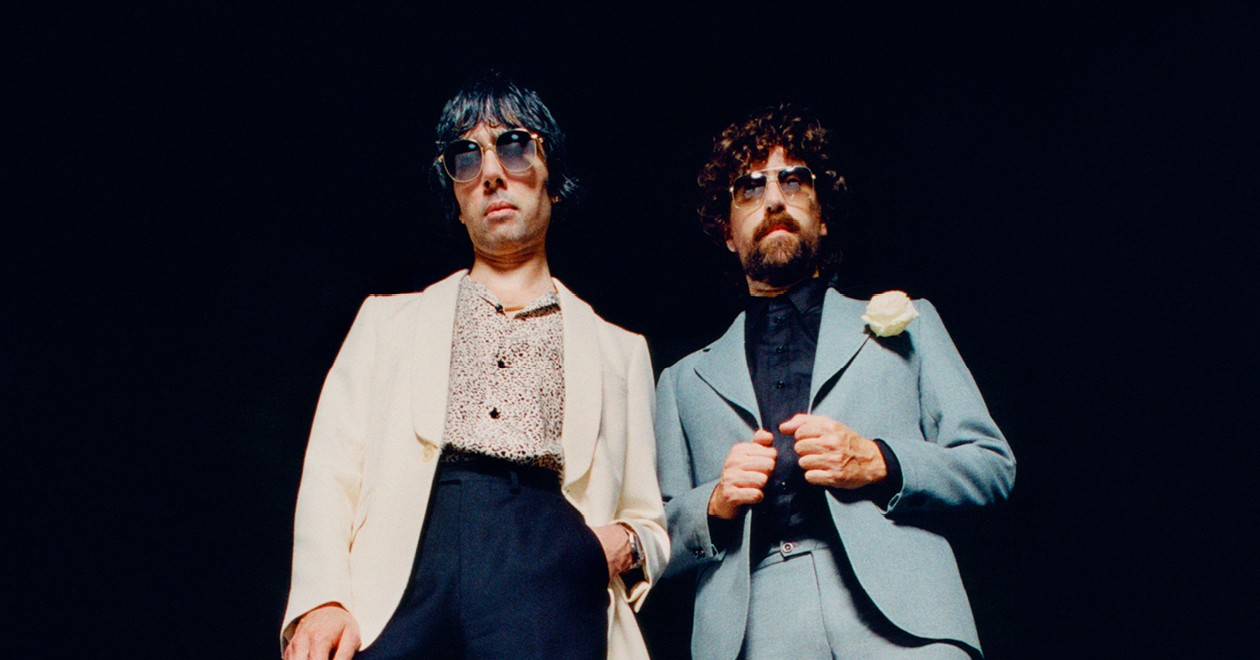 The band Justice, composed of Xavier de Rosnay and Gaspard Augé